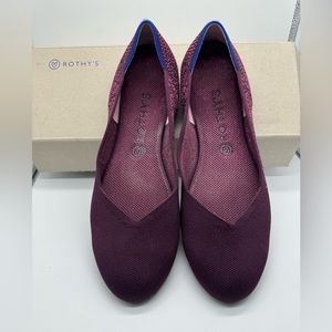 Rothy’s The Flat in Fig Python size 11.5